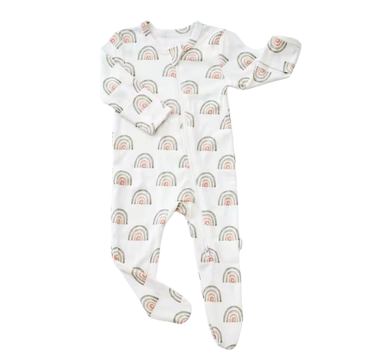 🌈 Sunshine & Rainbows Cotton Footie