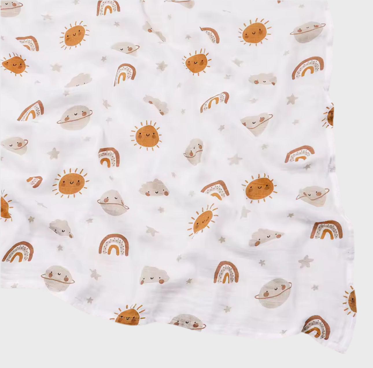 🌞 47x43inch Cotton Baby Muslin Swaddle Blanket