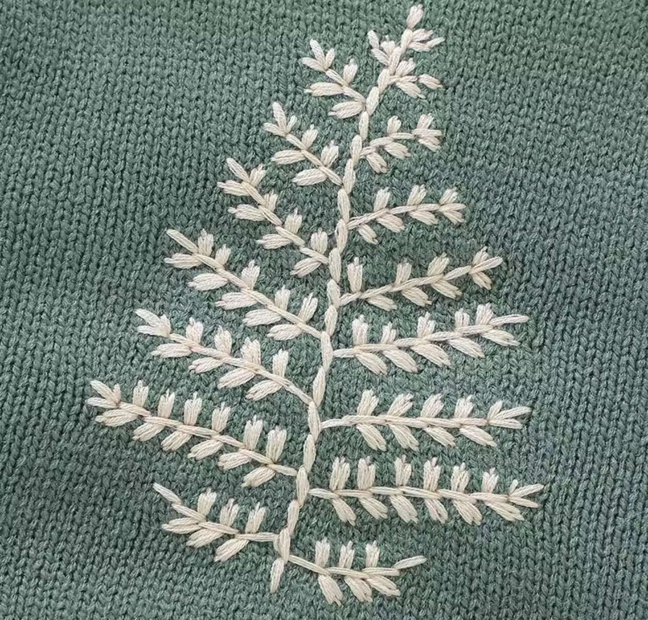 🌿 Leave Green Knitted Bodysuit