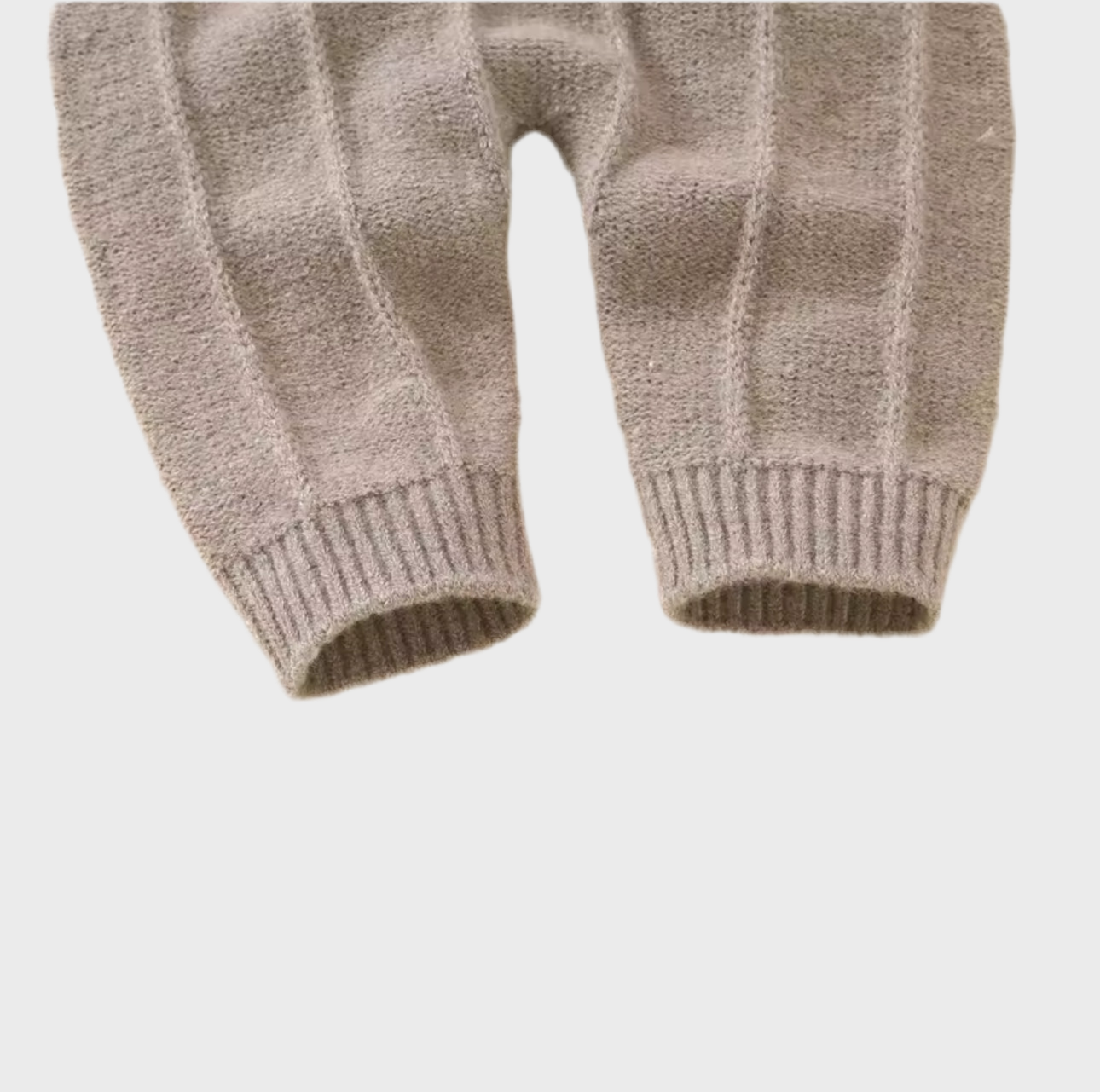 ☁️ Cloudy Knit Overall Set