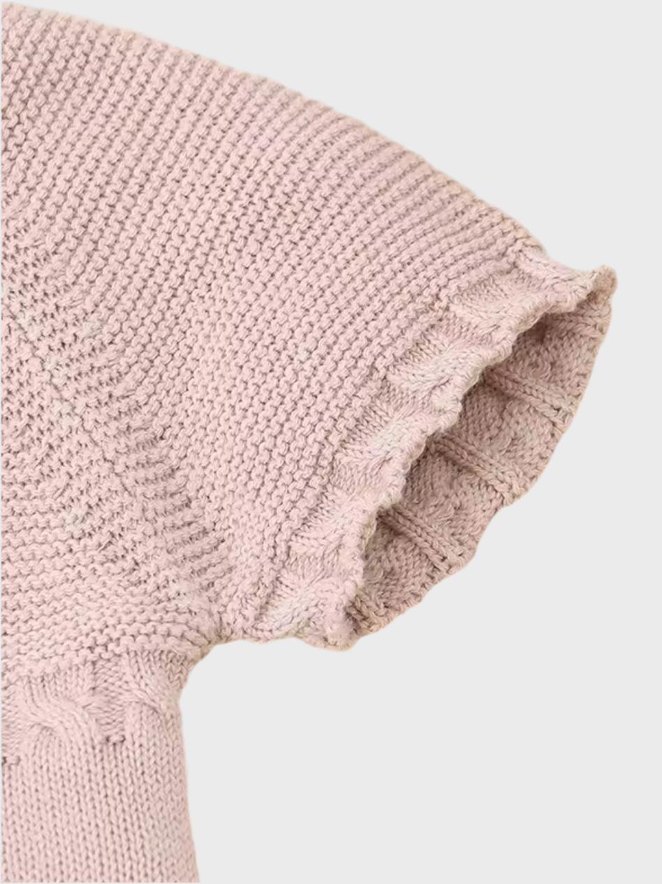 🌷  Dusty Rose Knit Heritage Romper