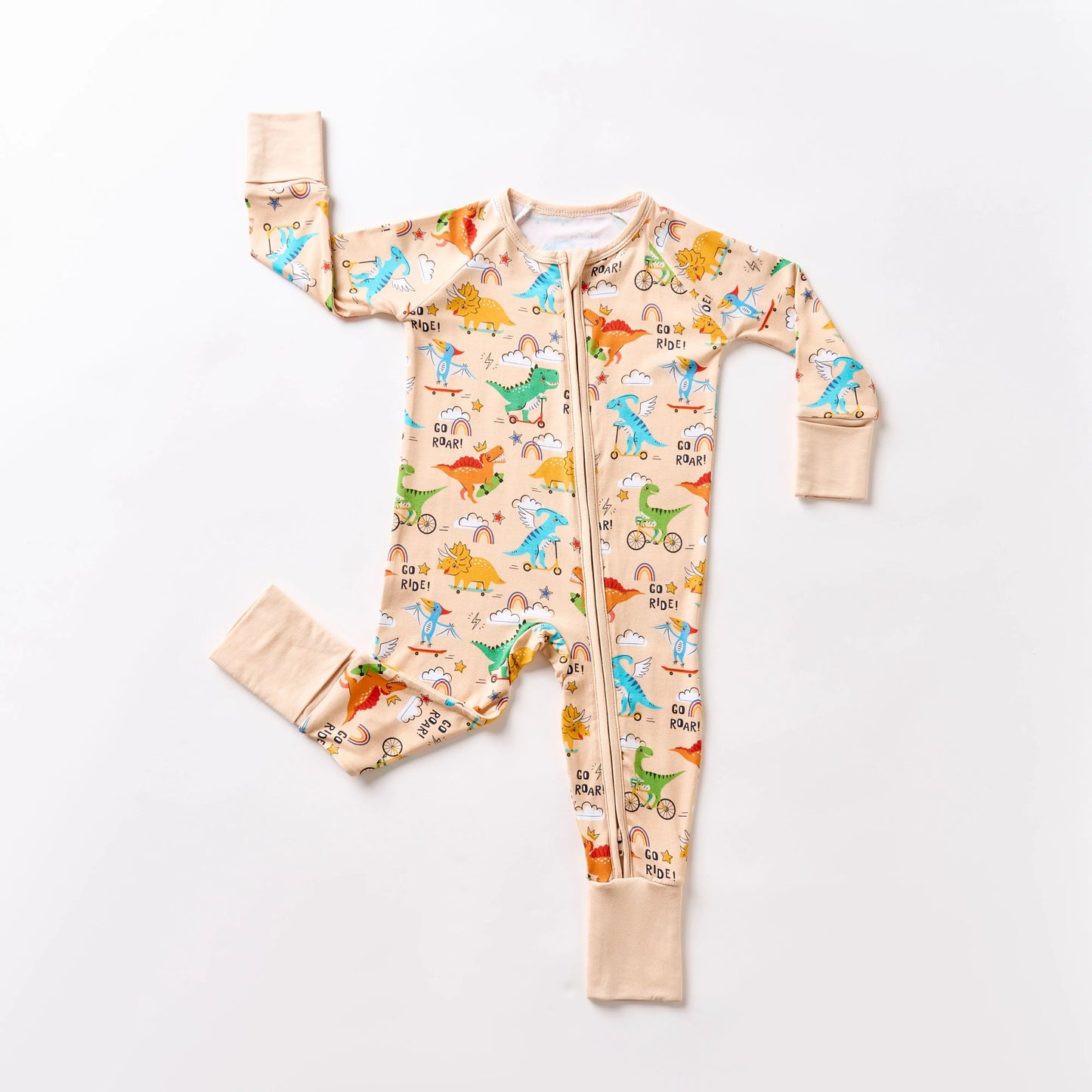🦖 Dino Adventure Bamboo Zippy Pajama