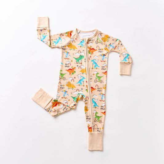 🦖 Dino Adventure Bamboo Zippy Pajama