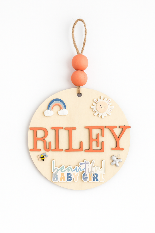 Personalized Baby Name Sign