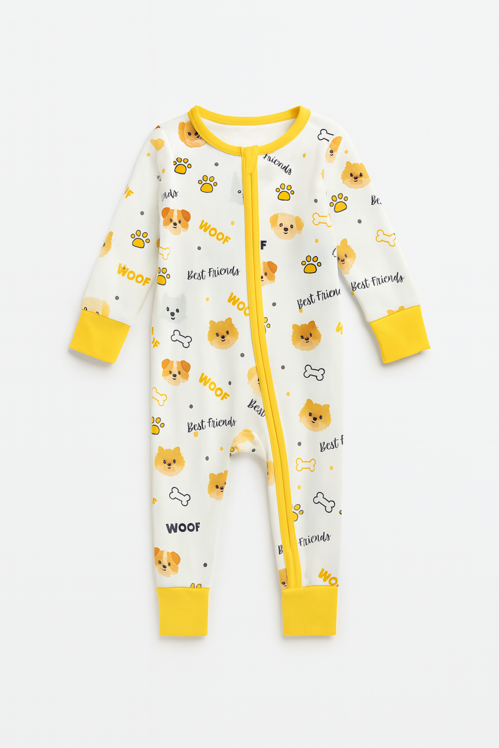 🐾 Best Friends Puppy Bamboo Zippy Pajama