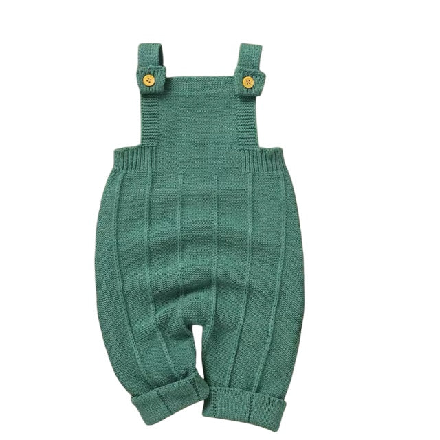 ✨ Dark Green Knitted Overall