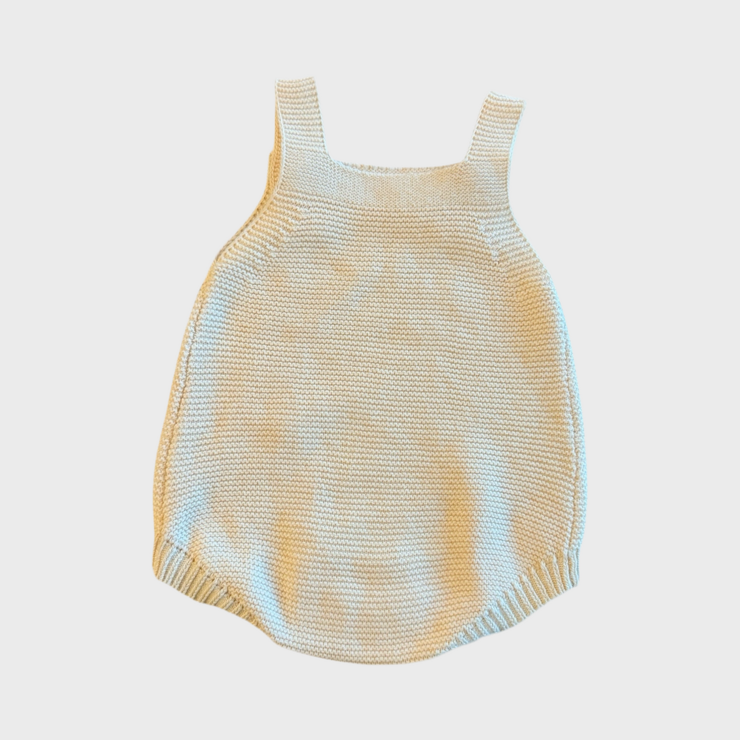 🧶 Classic Light Pink Knitted Romper