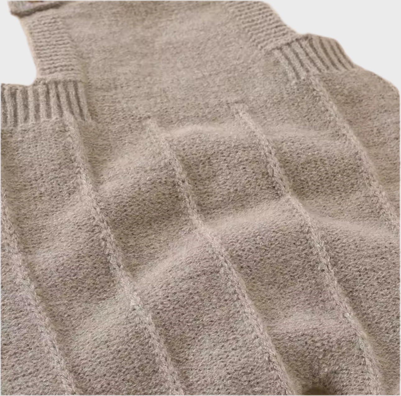 ☁️ Cloudy Knit Overall Set