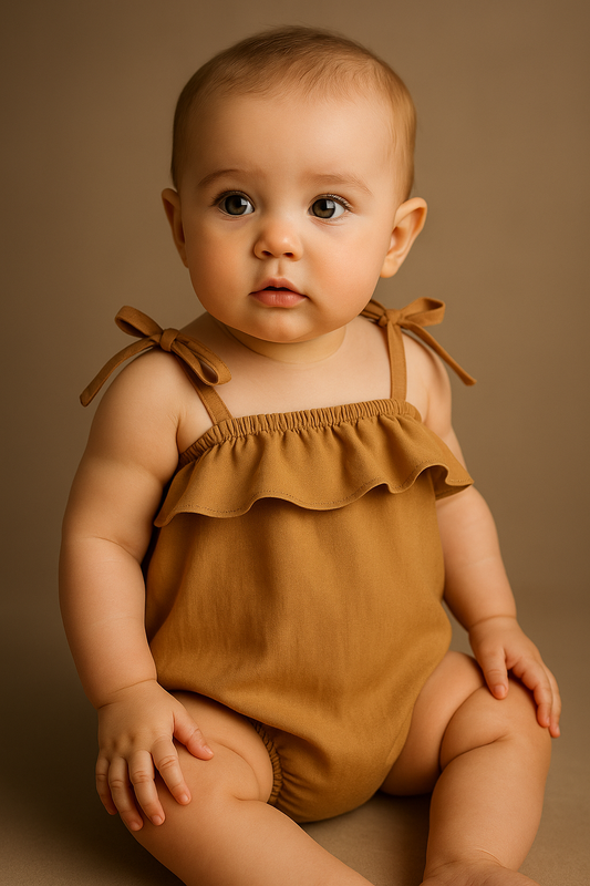 ☀️ Golden Hour Ruffle Romper