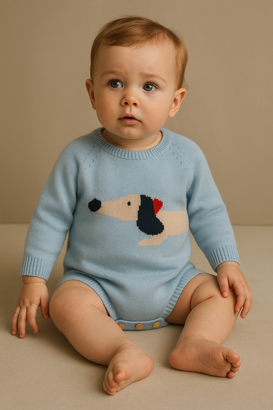 πΎ Puppy Love Knit Romper