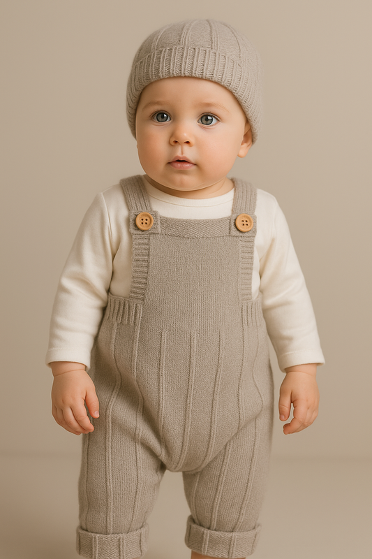 βοΈ Cloudy Knit Overall Set