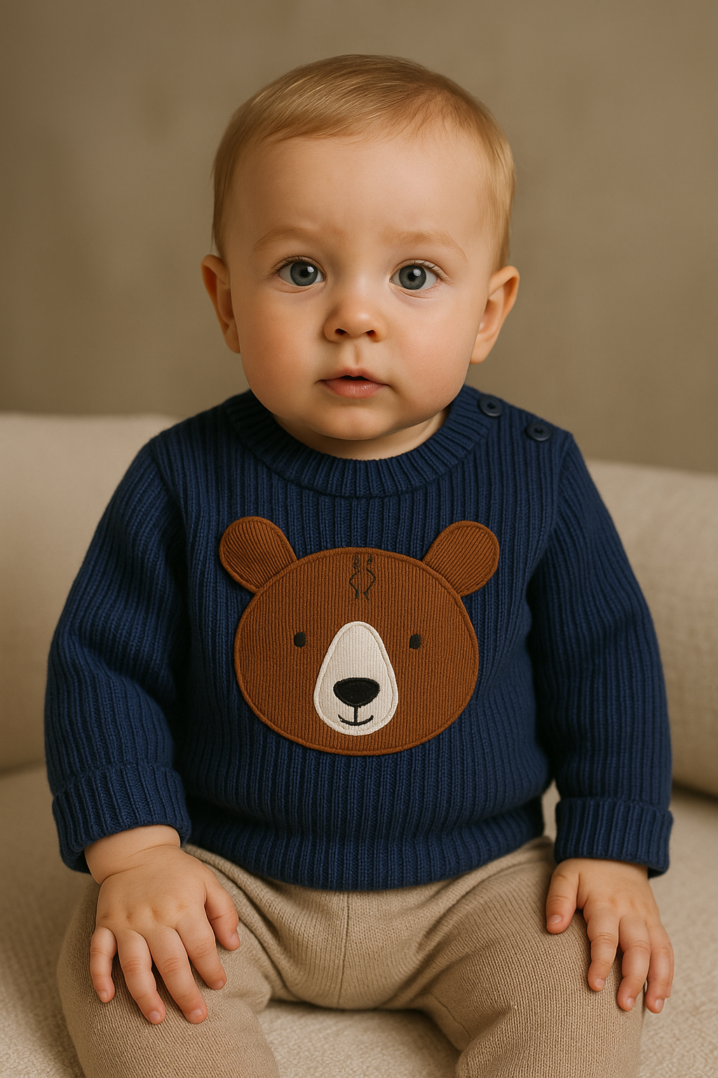 🧸 Bear Hug Knit Sweater