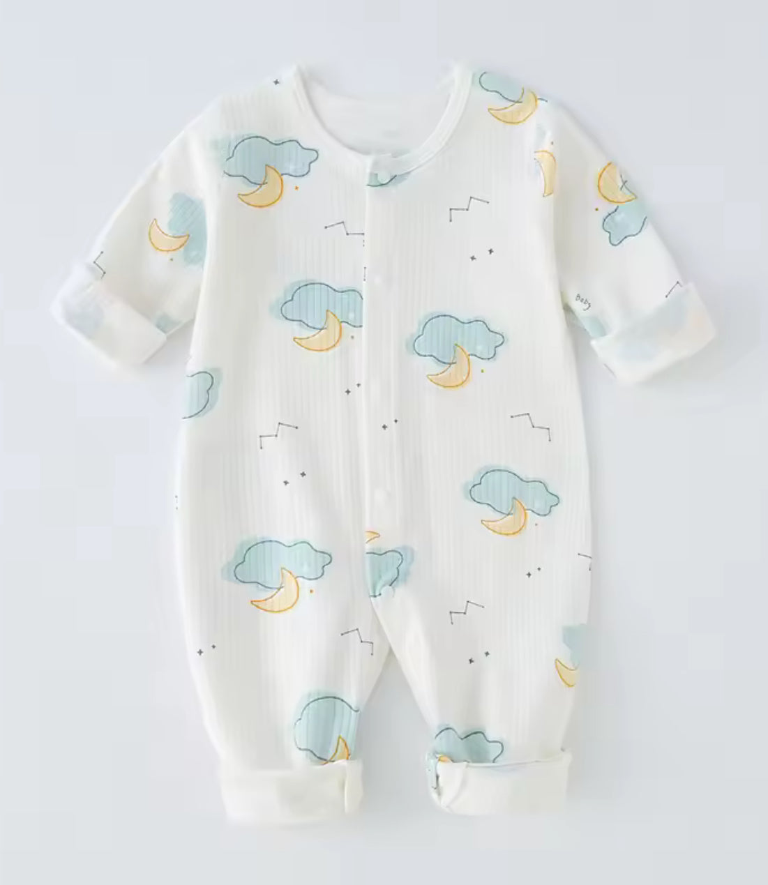 ☁️ Cloudy Dreams Cotton Pajama