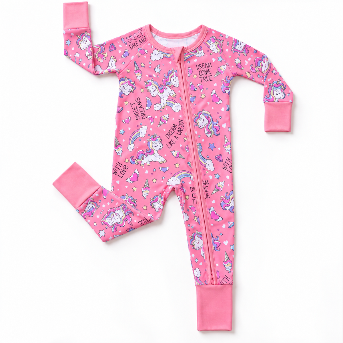 Printed Bamboo Zippy Pajamas