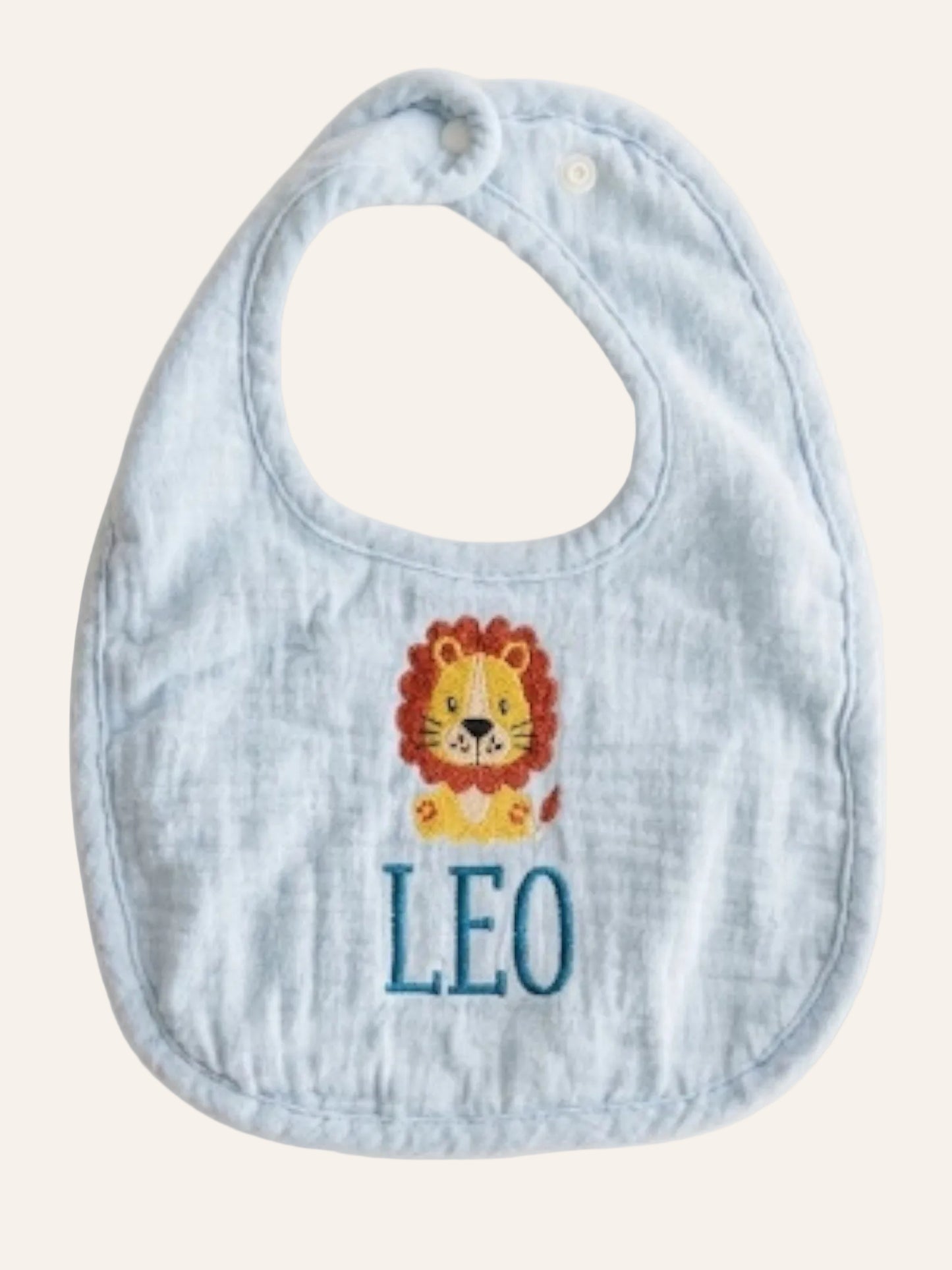 Personalized Embroidered Baby Bib