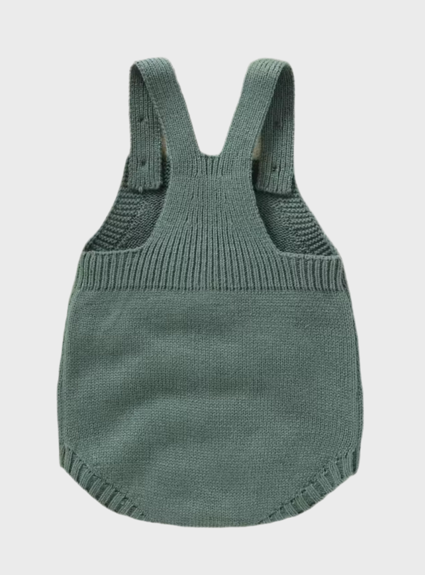 🌿 Leave Green Knitted Bodysuit