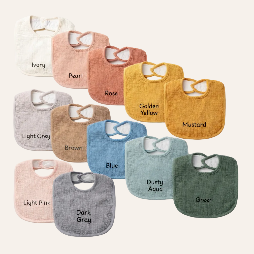 Personalized Embroidered Baby Bib