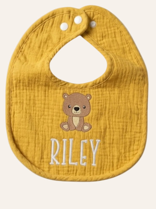Personalized Embroidered Baby Bib