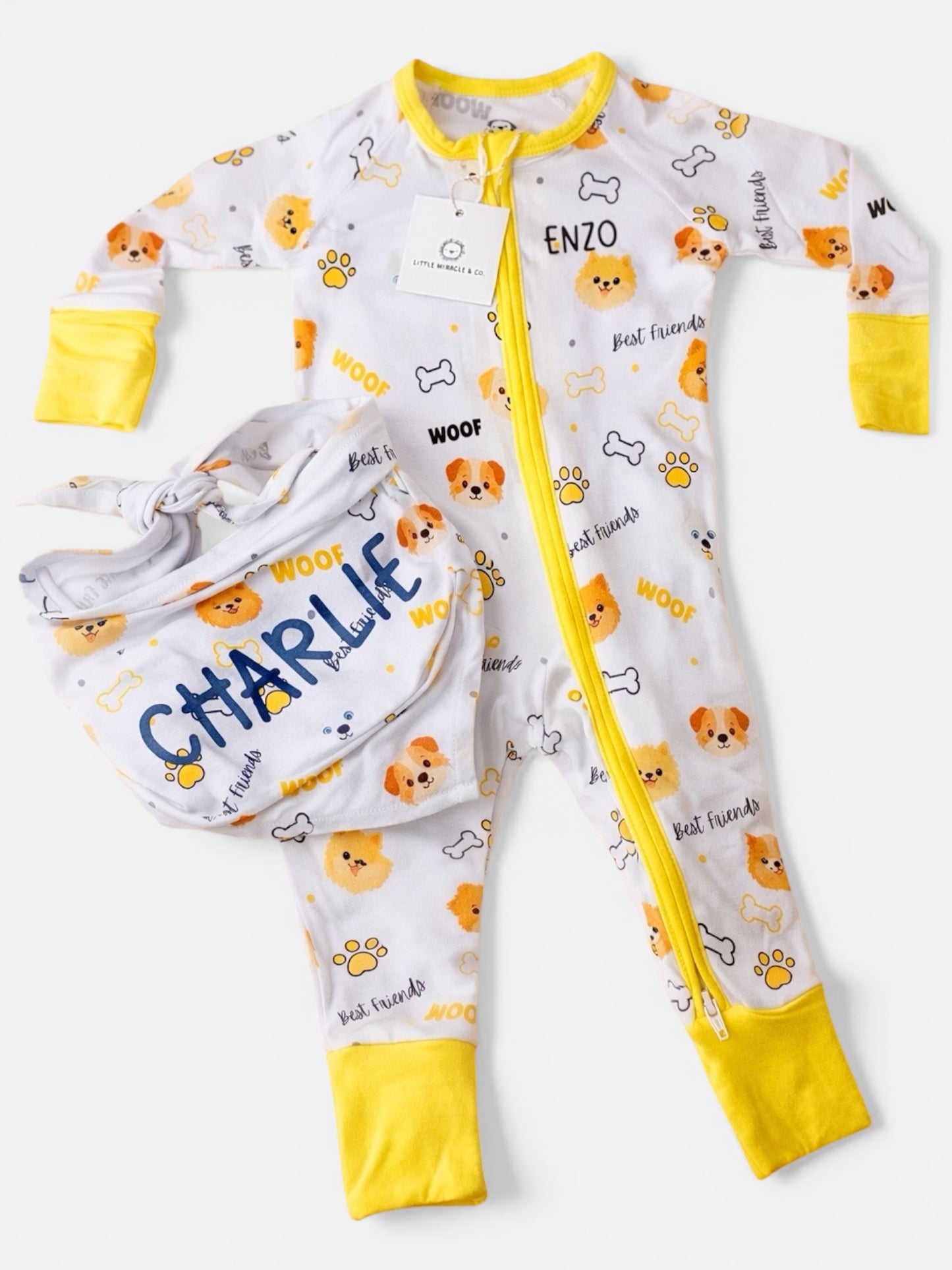 Baby’s Best Friend Matching PJ Set 🐶