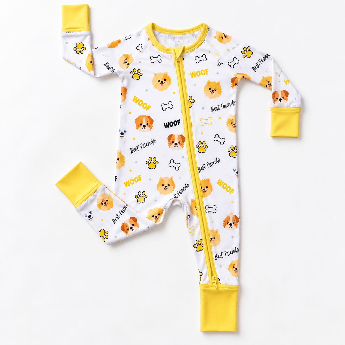 Printed Bamboo Zippy Pajamas