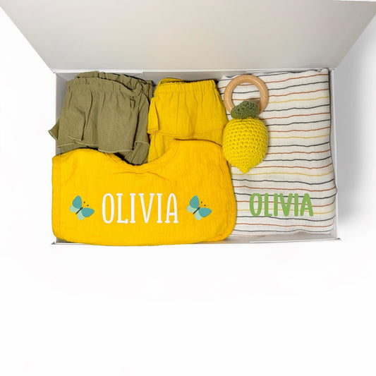 🍋 Sunny Citrus Baby Gift Box