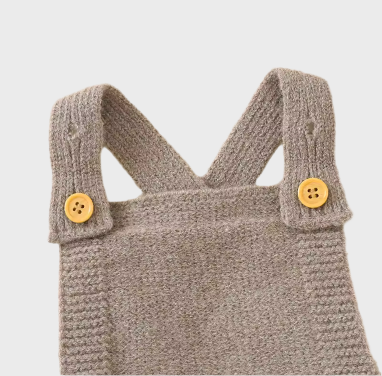 ☁️ Cloudy Knit Overall Set