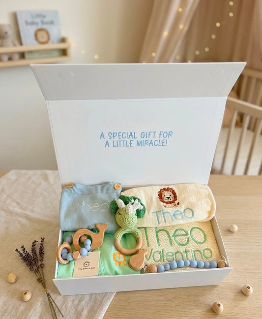 Little Lion Personalized Baby Gift Box