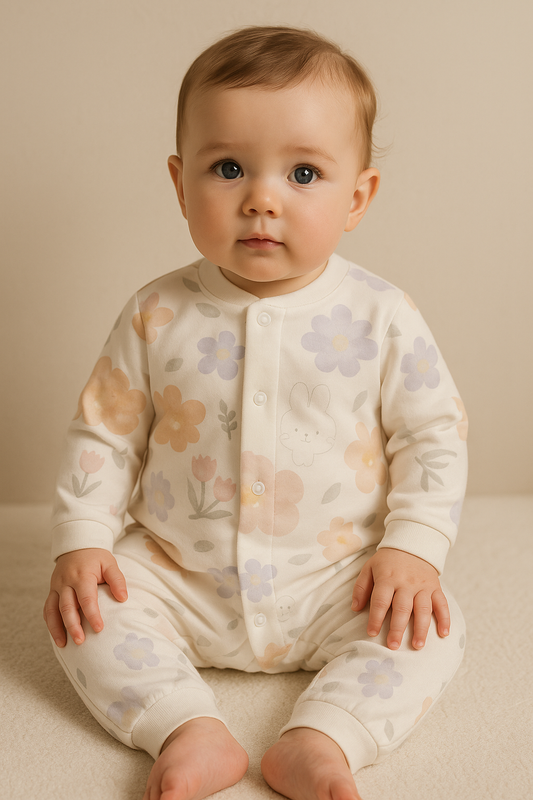 🌸 Blossom Dreams Footed Pajama