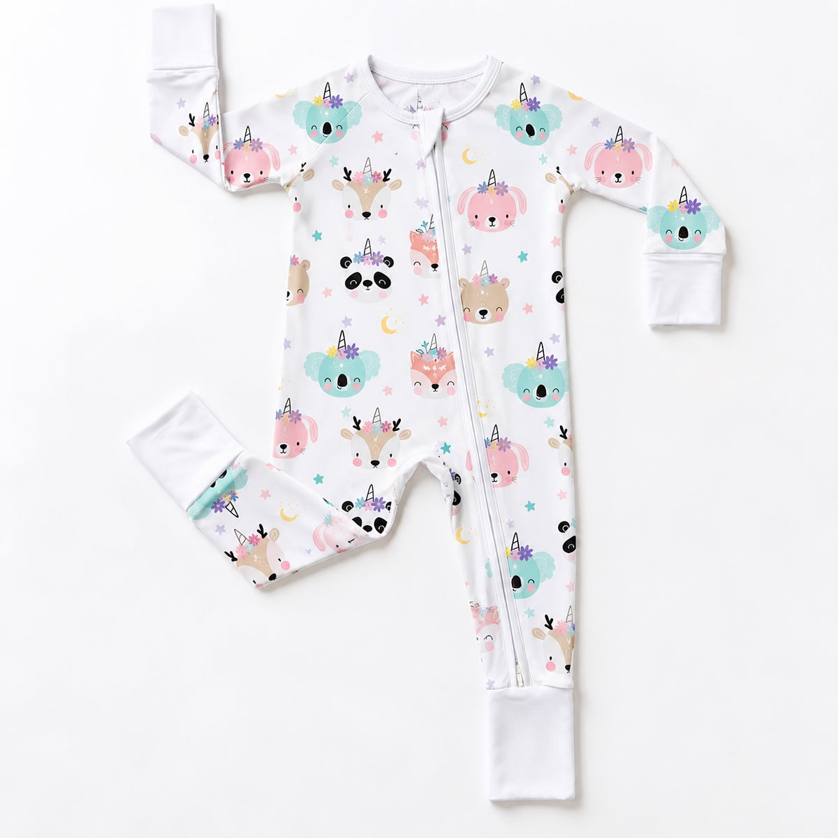 Printed Bamboo Zippy Pajamas