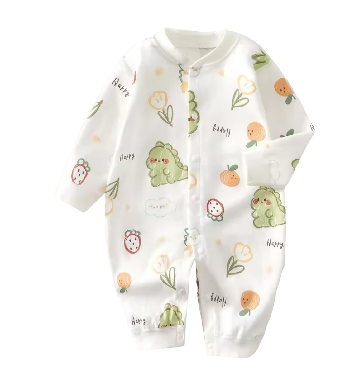 🍊 Jeju Friends Cotton Baby Pajama
