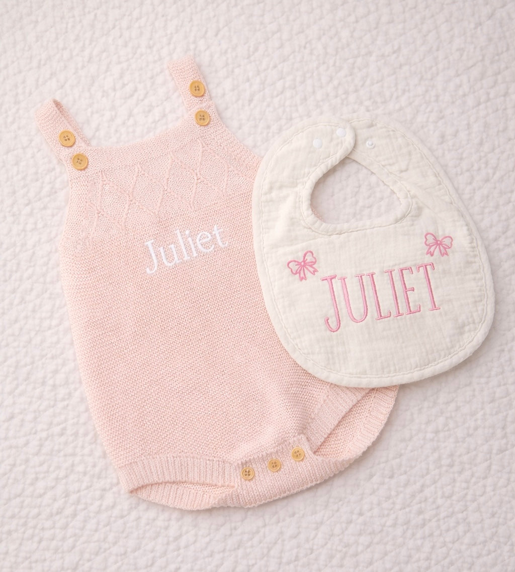 Pink Little Bow Set
