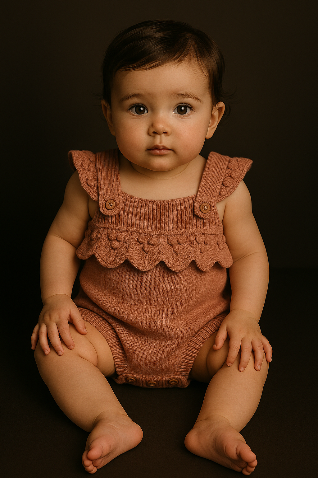 🎀 Blush Petal Lace Romper