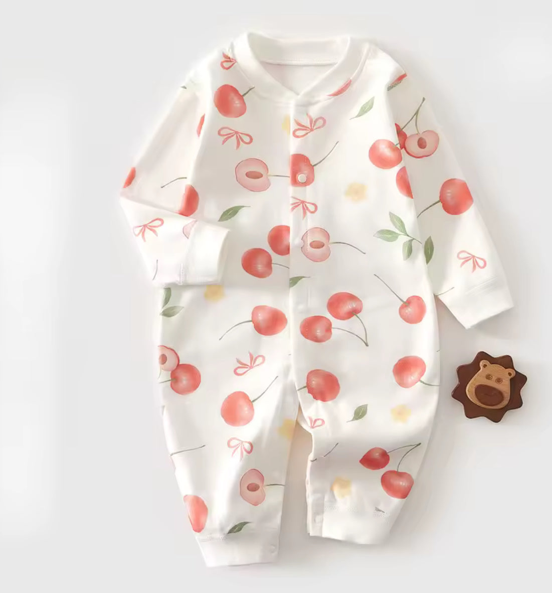 🍒 Cherry Sweet Cotton Baby Pajama