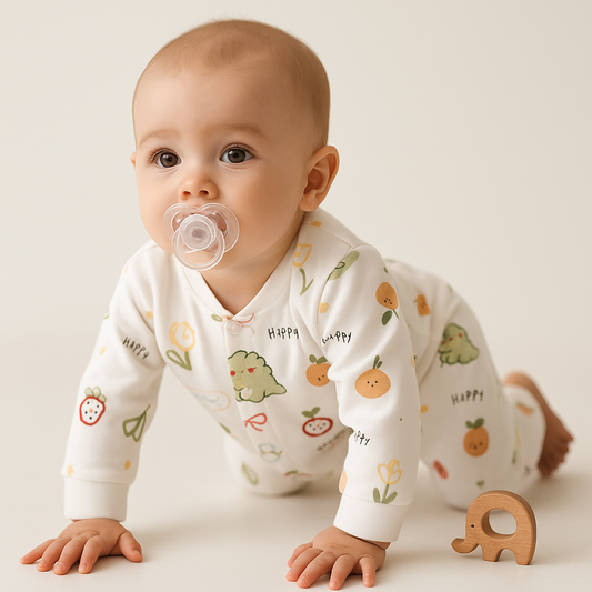 🍊 Jeju Friends Cotton Baby Pajama