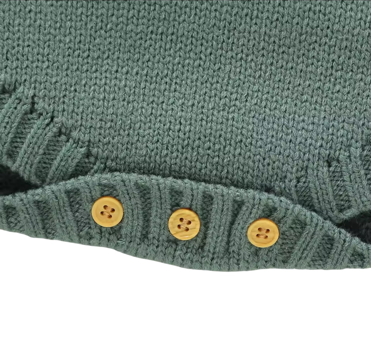 🌿 Leave Green Knitted Bodysuit